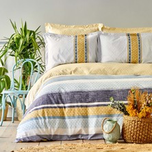 Karaca Home Maddy Açık Mavi %100 Pamuk Tek Kişilik Nevresim Takımı