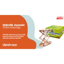 Stemist Box Hidrolik Asansör (Ahşap Eğitici Oyuncak Stem Eğitim Seti Robotik Kodlama )