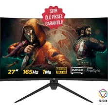 Gamepower Intense X20 27" 165HZ 1ms (HDMI+Display) FreeSync Full HD Curved LED Monitör