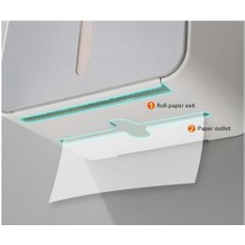 Haitun Doku Kutusu Duvara Monte Kağıt Rulo Tutucu Mutfak Kağıt Dağıtıcı Otel Tuvalet Kağıdı Dispenser Banyo | Doku Kutuları (Yurt Dışından)