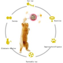 Haitun Yel Değirmeni Oyuncaklar Için Kediler Için Fırıldak Oyuncaklar (Yurt Dışından)