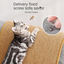 Haitun Kedi Scratcher Sisal Mat Tahtası Kesme Çivi Kazıyıcı Kediler Için Kedi Kıyafeti Ağacı Kedi Oyuncaklar Sandalye Masa Kanepe Paspaslar Mobilya Koruyucu (L 50 * 80 Cm) (Yurt Dışından)