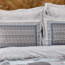 Karaca Home Ayode Gri %100 Pamuk Çift Kişilik Nevresim Takımı