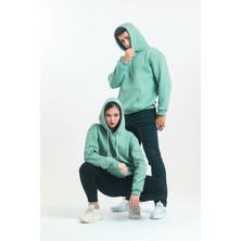 Murphy Oversize Unisex 3 Iplik Şardonlu Kapüşonlu Sweatshirt Hoodie