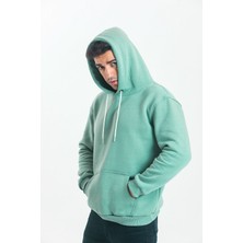 Murphy Oversize Unisex 3 Iplik Şardonlu Kapüşonlu Sweatshirt Hoodie