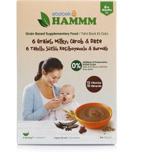 Hammm Kaşık Maması 6 Tahıllı, Sütlü, Keçiboynuzlu & Hurmalı