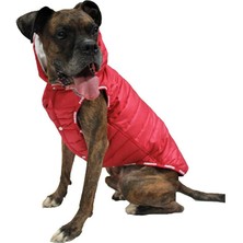 Pawstar Kırmızı Sport Anorak Yelek Orta ve Büyük Irklar Için Yelek Köpek Kıyafeti