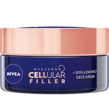 Nivea Hyaluron Cellular Filler + Şekillendirici  Gece Kremi 50 ml