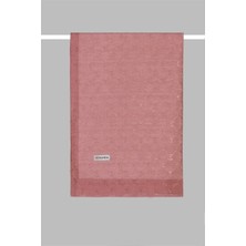 Armanda Zincir Monogram Desenli Şal 3042-Gül Kurusu