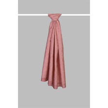 Armanda Zincir Monogram Desenli Şal 3042-Gül Kurusu