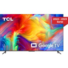 TCL 50P735 50" 127 Ekran Uydu Alıcılı 4K Ultra HD Smart Google LED TV