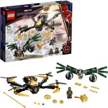 LEGO Marvel Örümcek Adam’ın Dron Düellosu 76195 - Çocuklar Için Örümcek Adam ve Vulture Dron Oyuncak Yapım (198 Parça)