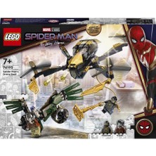 LEGO Marvel Örümcek Adam’ın Dron Düellosu 76195 - Çocuklar Için Örümcek Adam ve Vulture Dron Oyuncak Yapım (198 Parça)