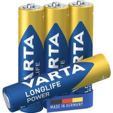 Varta Longlife Power 4 Aaa Alkalin Ince Kalem Pil