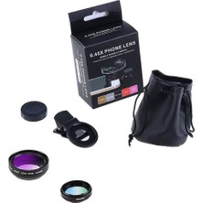 Qiwenr 2'si 1 Arada Klipsli Lens Kiti, 0,45 x Süper Geniş Açı ve 12,5 x Makro Telefon Kamera Lens Cep Telefonu Lens Telefon Lens Kiti, Ios Android ve Çoğu Kamera Telefonu Için