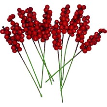 Ozan Tuhafiye Mini Telli Salkım Berry Süsü 10 Adet