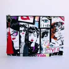 Çanta Tasarımcısı Clutch Çanta Fashion Style Desen