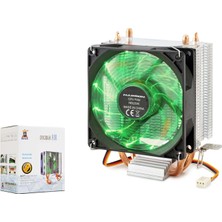 Hadron Işlemci Fanı 9cm Intel Amd Combo 3 Pinli Ledli Hadron HD-2536