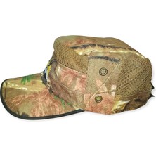 Asil Castro Orman Desenli Kamuflaj Şapka