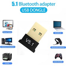 Keepro Bluetooth 5.1 USB 2.0 Kablosuz Ses Aktarım Adaptörü