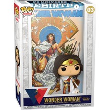 Funko Deluxe Pop Figür: Comic Cover: Wonder Woman 80TH Anniversary - Wonder Woman (Rebirth) On Throne
