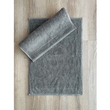 Cotton Box Jakarlı Paspas Seti 2'li Dumen Gri 50X70