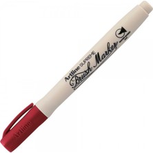 Artline : Supreme Brush Marker Esnek Fırça Uçlu Kalem : Koyu Kırmızı