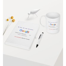 Bk Kişiye Özel Google Dünyanın En Iyi Öğretmeni Temalı Beyaz Defter Kalem Kupa Seti