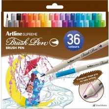 Artline : Supreme Brush Frıça Uçlu Kalem Seti : 36 Renk