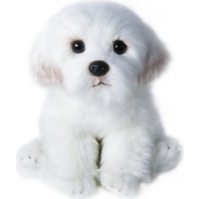 Sld Bichon Frize Yavru Malta Köpek Peluş Oyuncak - Beyaz (Yurt Dışından)