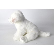 Sld Bichon Frize Yavru Malta Köpek Peluş Oyuncak - Beyaz (Yurt Dışından)