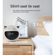 Panda Touch  Küçük Şeytan Kablosuz Bluetooth Küçük Hoparlör Yaratıcı Hediye Çalar Saat Ses K Şarkı Mikrofon Elektronik Hediye (Yurt Dışından)