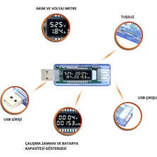 Cin KWS-V20 USB Tester - USB Voltmetre, Ampermetre - Keweisi