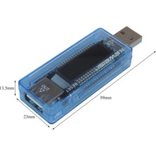 Cin KWS-V20 USB Tester - USB Voltmetre, Ampermetre - Keweisi