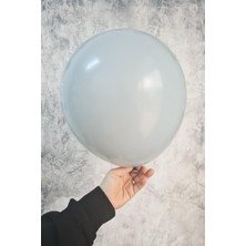 Gri Balon 10 Adet - 12 Inc 30 cm Parti Balonu