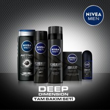 NIVEA Men Deep Dimension Damat Çeyiz Erkek Bakım Seti Duş Jeli 500 ml,Deodorant,Tıraş Köpüğü,Tıraş Sonrası Losyon ve Roll on