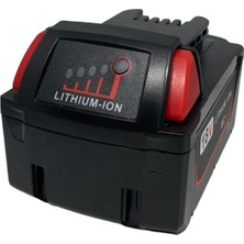 Milwaukee M18 6000MAH 48-11-1815 Için M18B2 L50 HD18 Matkap Uyumlu Led Göstergeli Li-Ion Pil