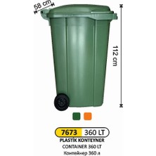 Arı Metal Konteyner 360 Litre