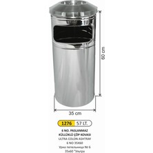 Arı Metal Ultra Kolon Küllük 6 No 35X60