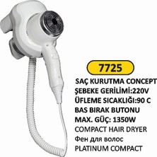 Arı Metal Saç Kurutma Makinesi Platinium Compact