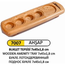 Arı Metal Buklet Tepsisi Ahşap 24,5X7X1,8 cm
