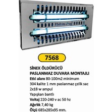 Arı Metal Sinek Öldürücü Paslanmaz Çelik Duvara Montajlı