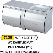 Arı Metal Wc Kağıtlık Paslanmaz Ikili Mat
