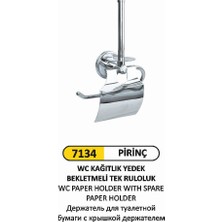 Arı Metal Wc Kağıt Bekletme Kapaklı