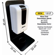 Arı Metal Masa Üstü Dezenfektanlık Fotoselli Plastik