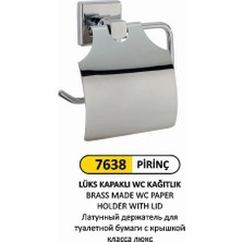 Arı Metal Lüks Pirinç Wc Kağıtlık Kapaklı