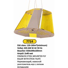 Arı Metal Sinek Öldürücü Asmalı Yapışkan Levhalı Paslanmaz