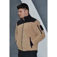 Tam Fermuarlı Cepli Polar Antipilling