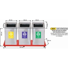 Arı Metal Geri Dönüşüm Bazalı 3 Lü