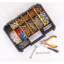 Slim Organizer  alet Çantası -Vida Olta Çivi Boncuk Yüzük Küpe Kutusu - 14 Gözlü